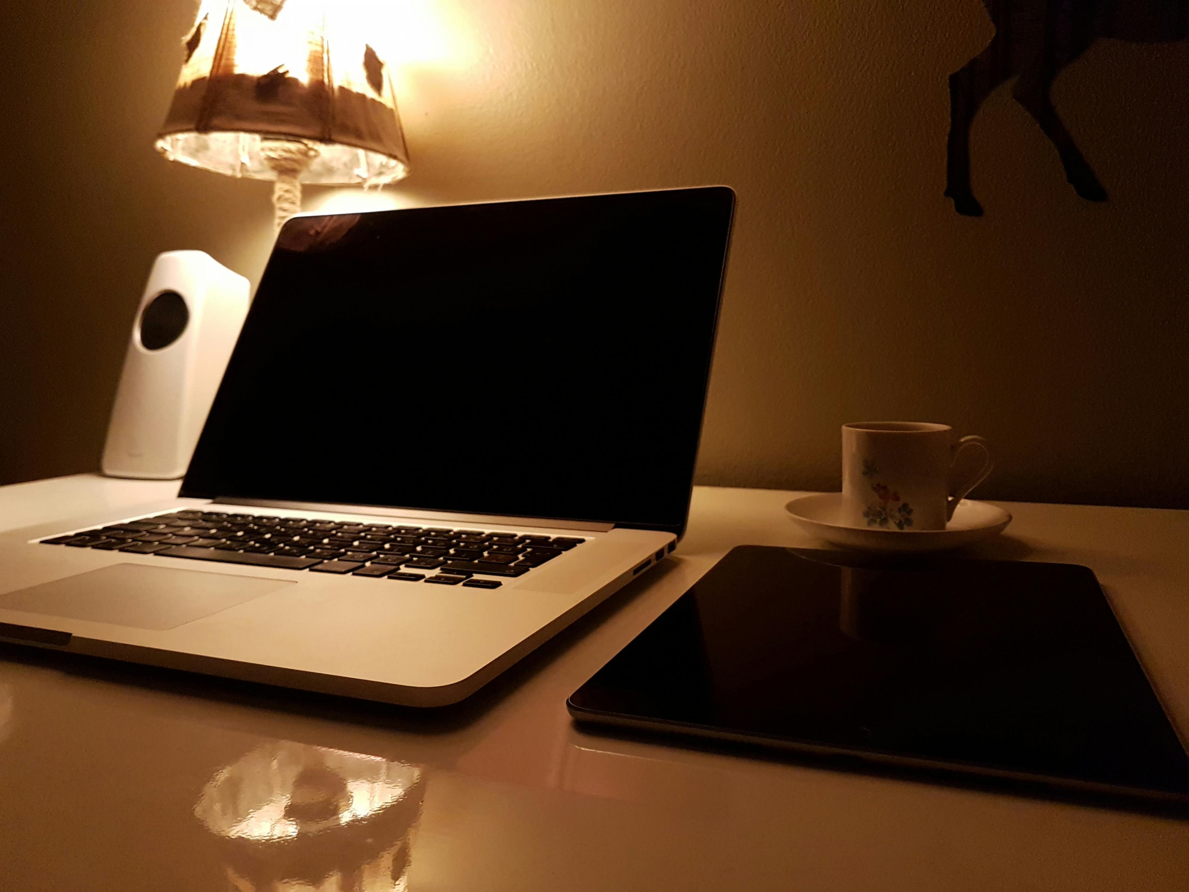 Evening law office workspace atmosphere